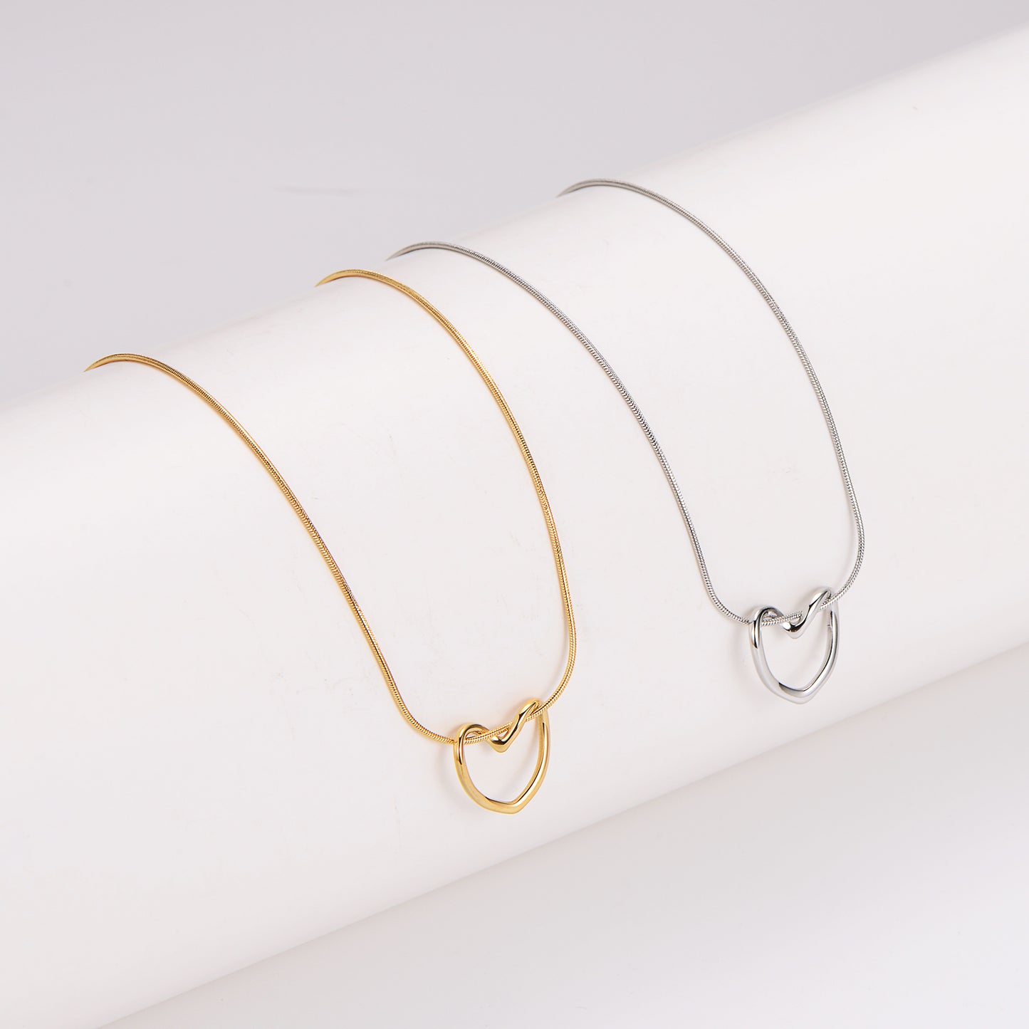 The Halo heart Necklace