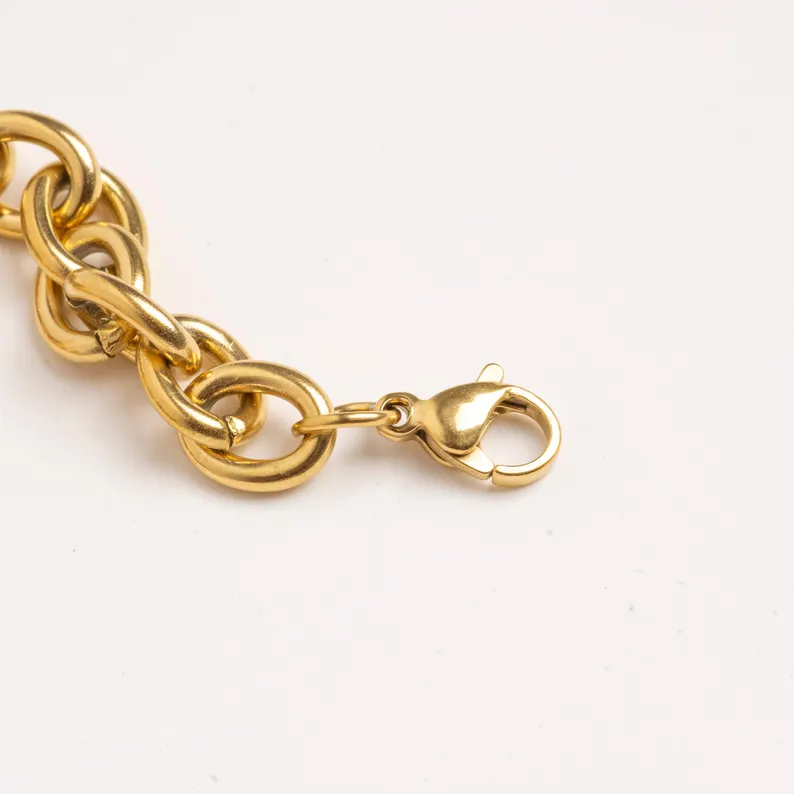 The Gold Starfish Marine Link Bracelet